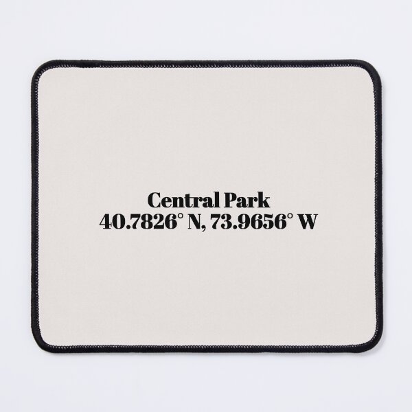 Item preview, Central Park, New York Coordinates designed and sold by ApricityPhrases.
