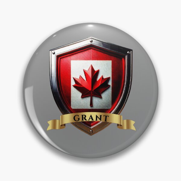 Item preview, Grant Canada Heraldic Name Shield designed and sold by Highlandkings.