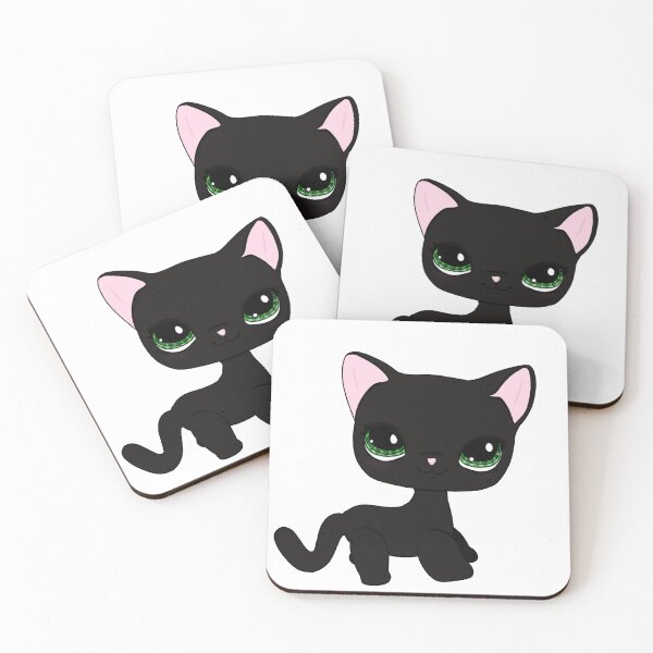 Item preview, Black cat littlest pet shop designed and sold by Hexbunz.
