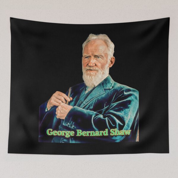 Item preview, George Bernard Shaw (26 July 1856 – 2 Nov 1950) Irish playwright, critic, polemicist and political activist  designed and sold by OliDesigns.