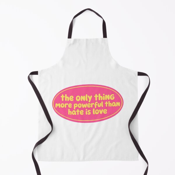Item preview, The Only Thing More Powerful Than Hate Is Love Retro Oval designed and sold by SkeletonsDanger.