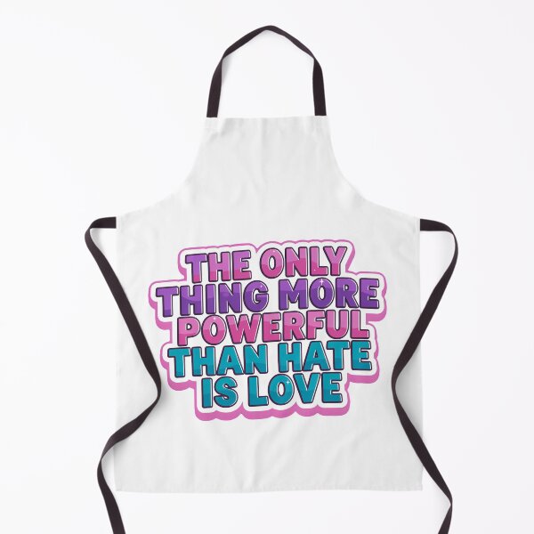 Item preview, The Only Thing More Powerful Than Hate Is Love Colorful Stacked designed and sold by SkeletonsDanger.