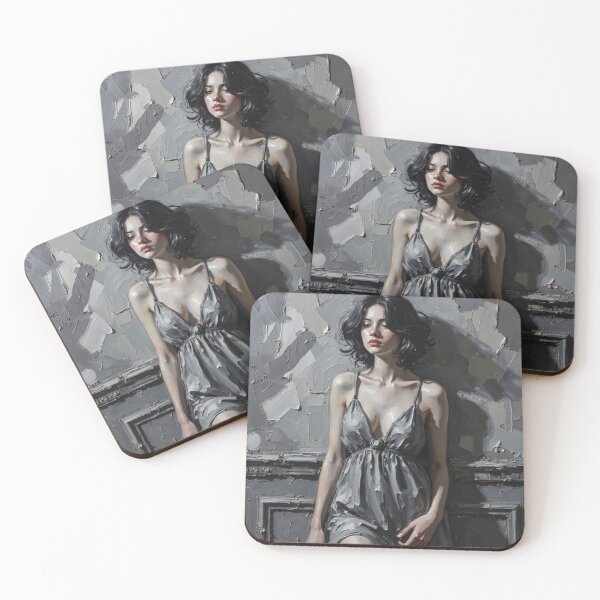 Item preview, Silent Strength - Grayscale Female Fine Art designed and sold by The Design Asset Station.