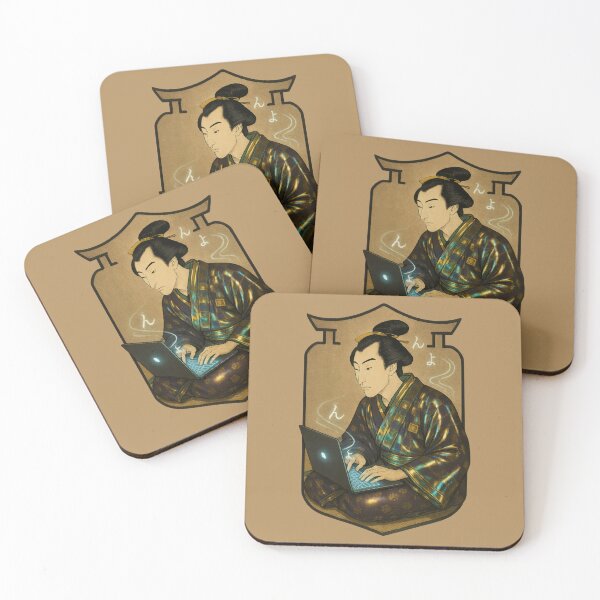 Item preview, Samurai Coding Through the Night designed and sold by EdvvinStudios.