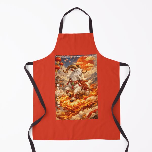 Item preview, Year Of The Fire Goat Chinese Zodiac Lunar New Year 2027 designed and sold by GraTEEtude.