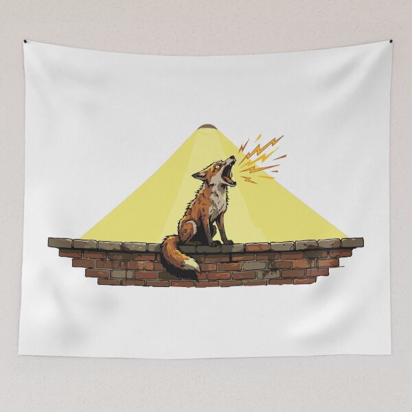 Item preview, 3 AM Screaming Practice Funny Urban Red Fox designed and sold by Petzzz.