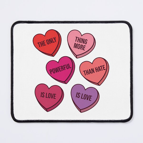 Item preview, The Only Thing More Powerful Than Hate Is Love Decorative Script designed and sold by SkeletonsDanger.