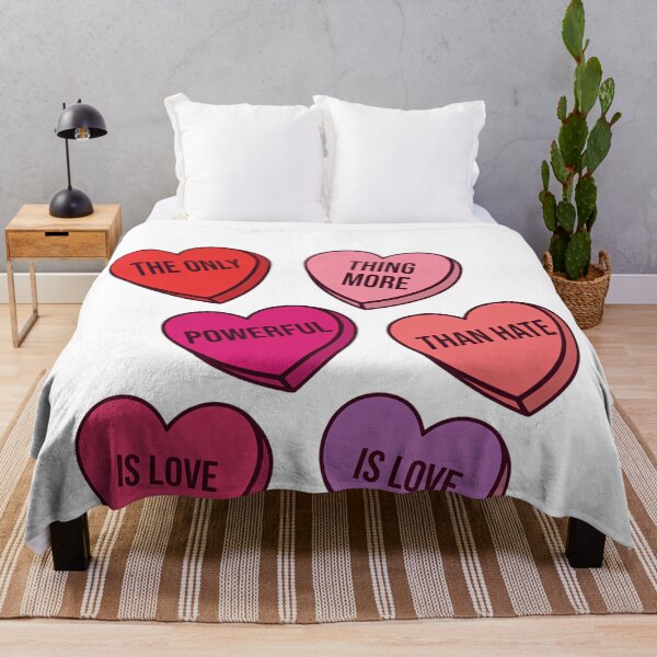 Item preview, The Only Thing More Powerful Than Hate Is Love Decorative Script  designed and sold by SkeletonsDanger.
