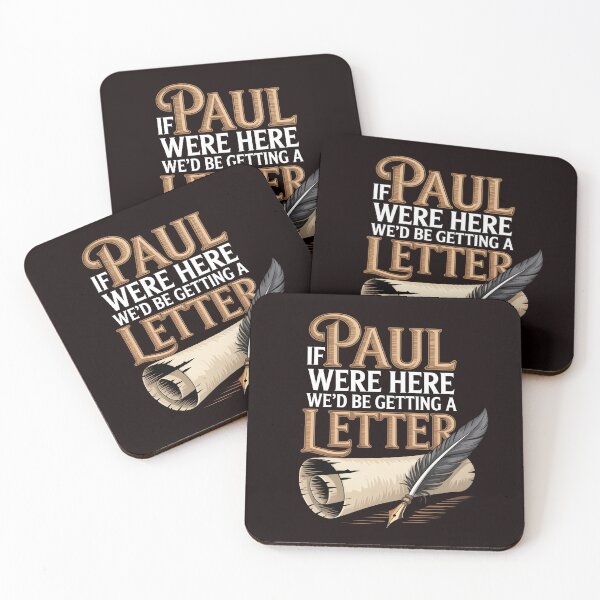 Item preview, If Paul Were Here We'd Be Getting A Letter – Funny Bible Humor For Faithful American Church Members designed and sold by Redgiant87x.