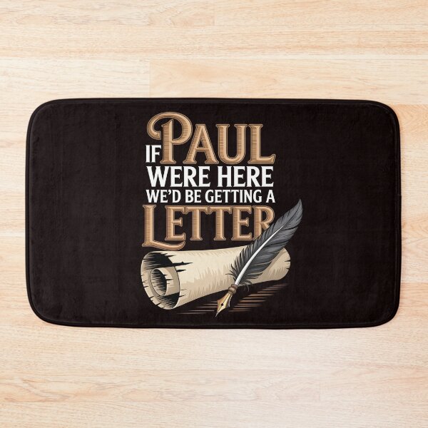 Item preview, If Paul Were Here We'd Be Getting A Letter – Funny Bible Humor For Faithful American Church Members designed and sold by Redgiant87x.
