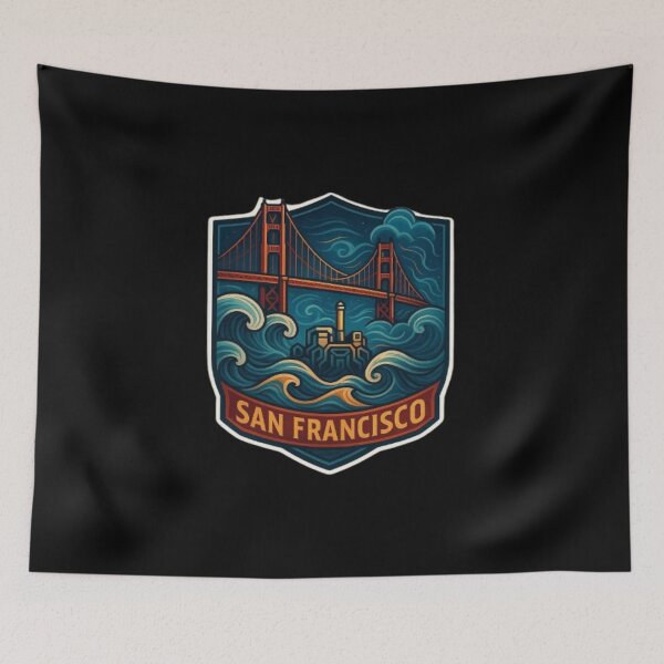 Item preview, San Francisco 2 – City by the Bay Travel & Tourism Guide | Golden Gate Bridge, Fisherman’s Wharf, Alcatraz, Pier 39, Cable Cars & Top Attractions designed and sold by Typologystudios.