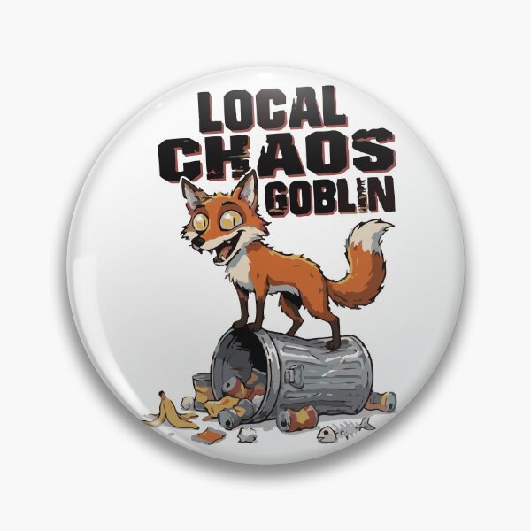 Item preview, Local Chaos Goblin Trash Urban Red Fox Meme designed and sold by Petzzz.