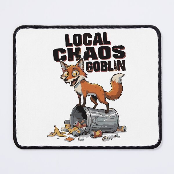 Item preview, Local Chaos Goblin Trash Urban Red Fox Meme designed and sold by Petzzz.