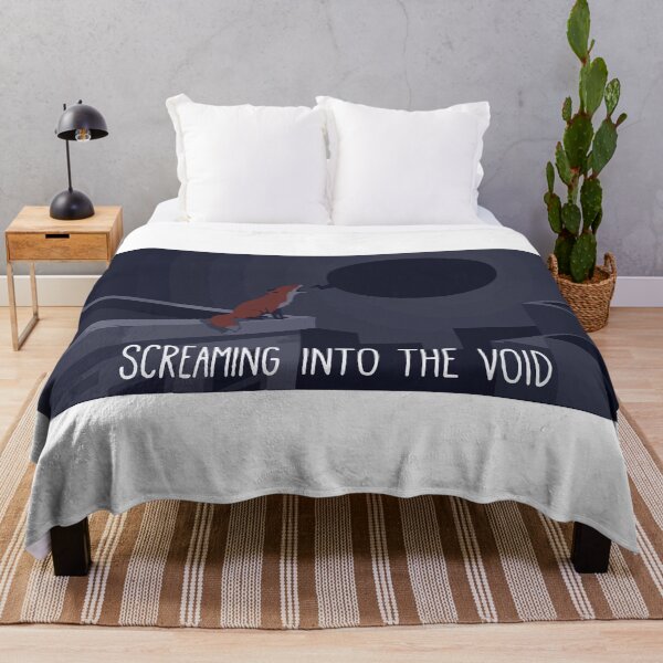 Item preview, Screaming Into The Void Existential Urban Fox designed and sold by Petzzz.
