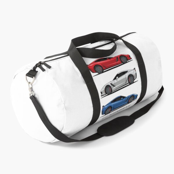 Item preview, Chevy Corvette C7 red white & blue Illustration designed and sold by blackdogshop.