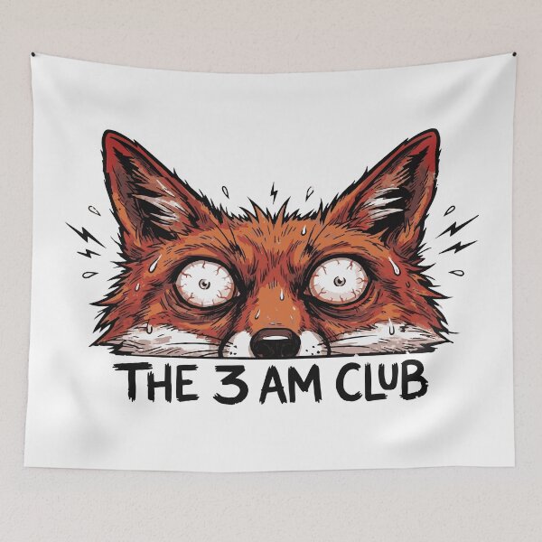 Item preview, Wide Awake Club Nocturnal Urban Red Fox designed and sold by Petzzz.