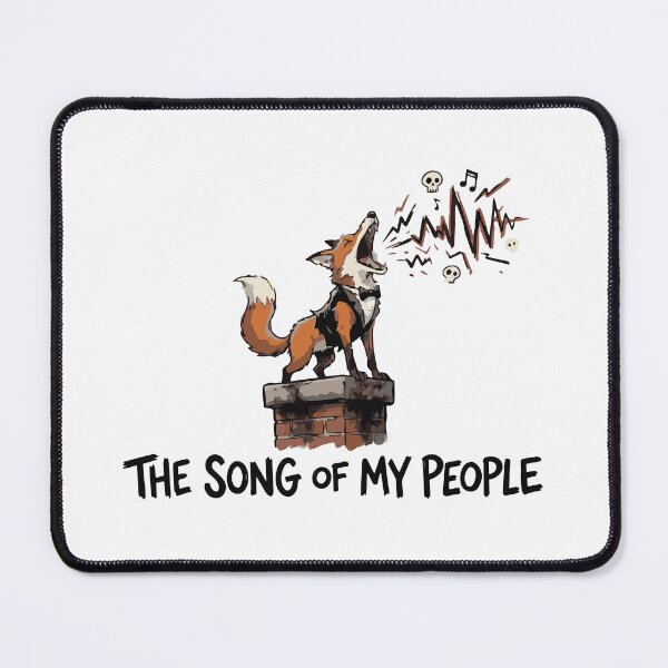 Item preview, The Song Of My People Funny Screaming Urban Fox designed and sold by Petzzz.