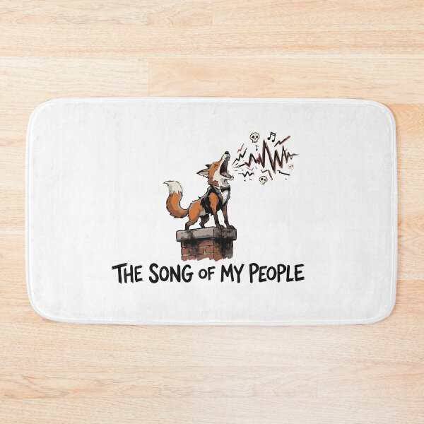 Item preview, The Song Of My People Funny Screaming Urban Fox designed and sold by Petzzz.