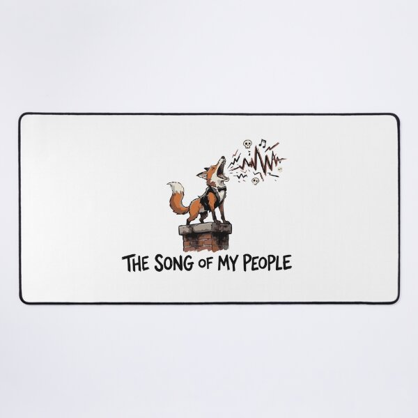 Item preview, The Song Of My People Funny Screaming Urban Fox designed and sold by Petzzz.