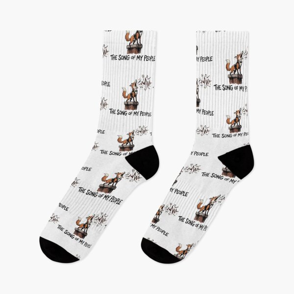 Item preview, The Song Of My People Funny Screaming Urban Fox designed and sold by Petzzz.