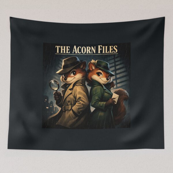 Item preview, The Acorn Files - Noir Detective Squirrels designed and sold by SecretSquirrellDesigns.