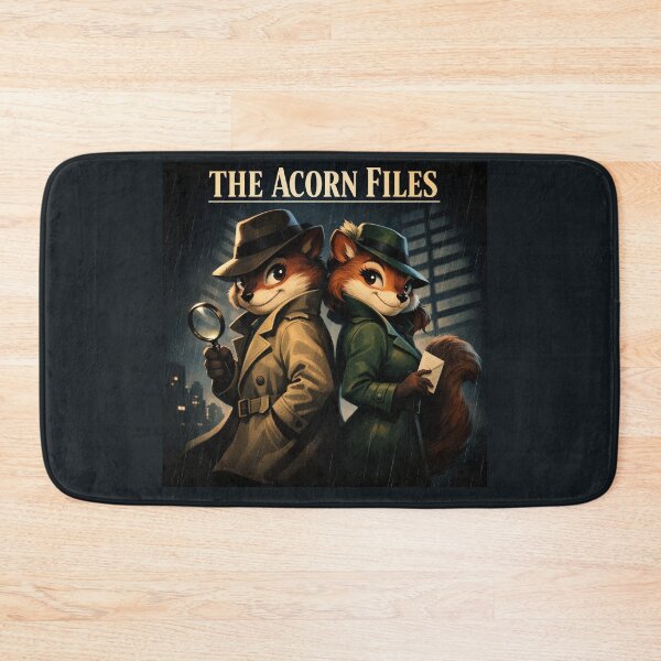 Item preview, The Acorn Files - Noir Detective Squirrels designed and sold by SecretSquirrellDesigns.