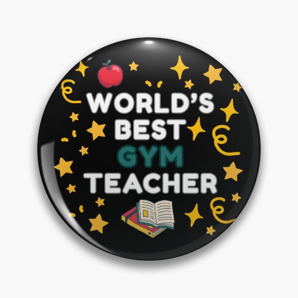 Item preview, World's Best Gym Teacher designed and sold by DixieGirlStudio.