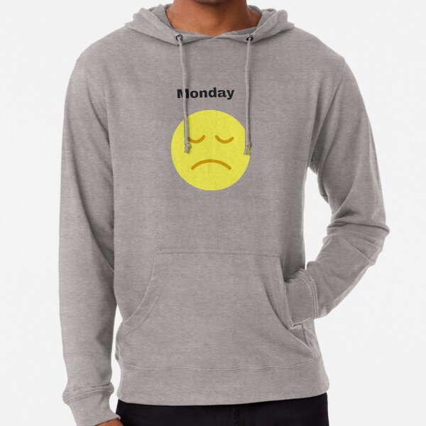 sad smiley hoodie