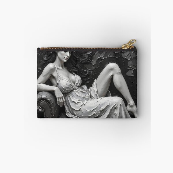 Item preview, Reclining Grace - Monochrome Figure Study designed and sold by The Design Asset Station.