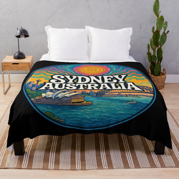 Item preview, Sydney Australia Trippy Travel designed and sold by TomFrontierArt.