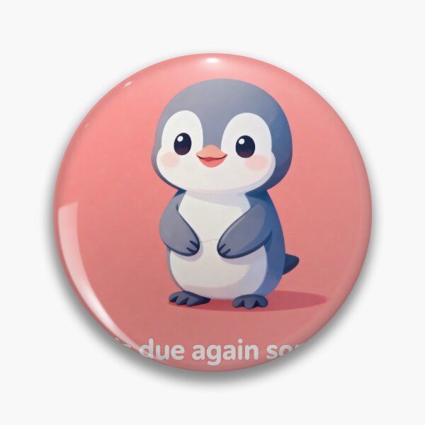 Item preview, Rent Is Due Again Penguin - Relatable Housing Meme designed and sold by PictorialWhimsy.