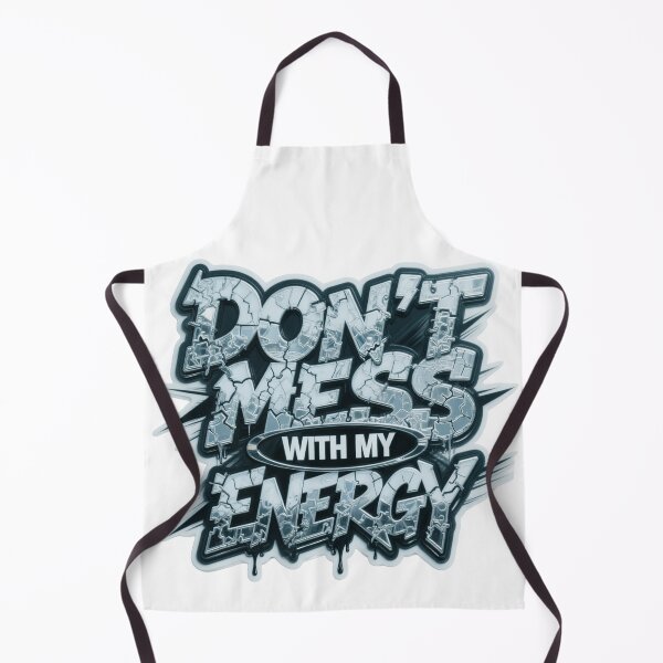 Item preview, Don't Mess With My Energy Bold Graffiti Vinyl Sticker Motivational Quote Decal designed and sold by ARTCREATESHOP.