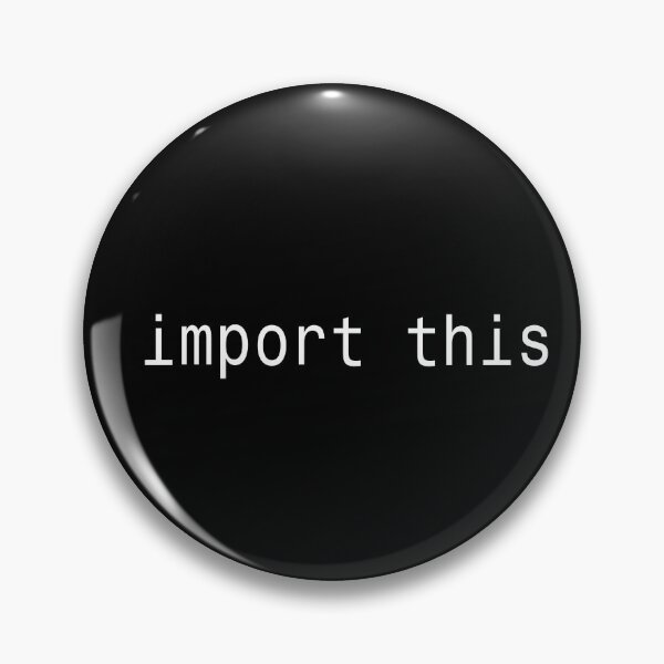 Item preview, Import This Python Zen Sticker designed and sold by DruckByte.