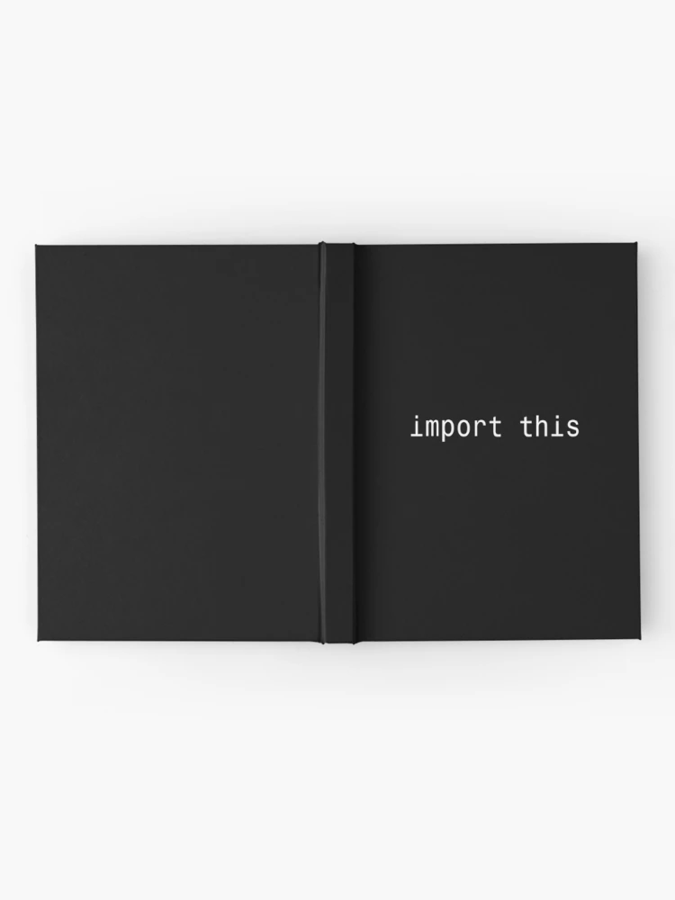 Thumbnail 2 of 3, Journal, Import This Python Zen Sticker designed and sold by DruckByte.