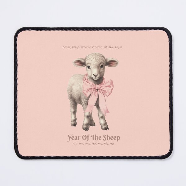 Item preview, Year Of The Sheep Chinese Zodiac 羊年 Chinese New Year 2027 designed and sold by GraTEEtude.