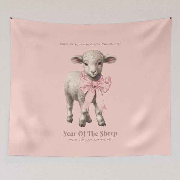 Item preview, Year Of The Sheep Chinese Zodiac 羊年 Chinese New Year 2027   designed and sold by GraTEEtude.
