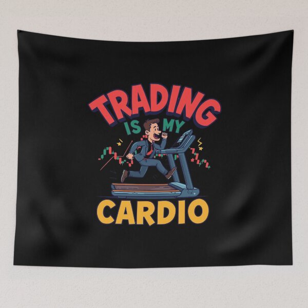 Item preview, Trading Is My Cardio designed and sold by KapiPrint.