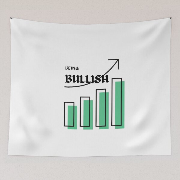 Item preview, Being Bullish – Stock Market Investor Trading Graphic designed and sold by Artsy Corner.