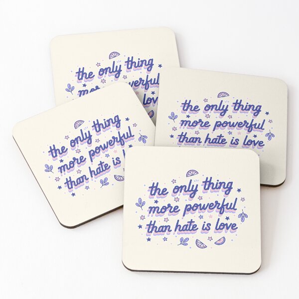 Item preview, Powerful Love Wins Whimsical Typography designed and sold by zzz888.