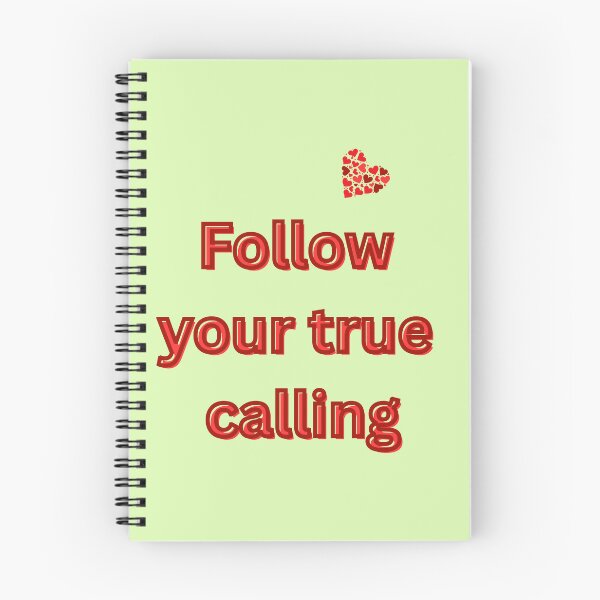 Item preview, Follow Your True Calling | Motivational quote about vocation and meaning in life designed and sold by Katja LebenFreude.