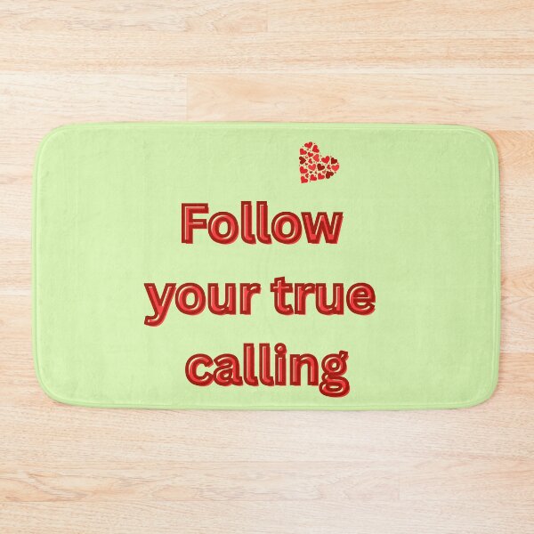 Item preview, Follow Your True Calling | Motivational quote about vocation and meaning in life designed and sold by Katja LebenFreude.
