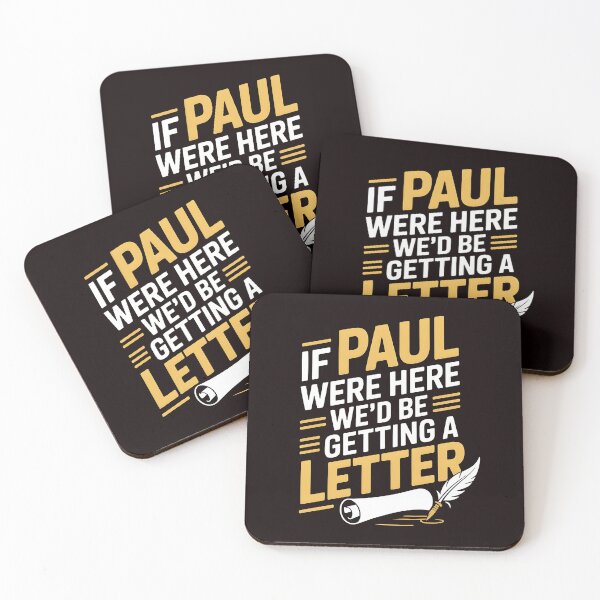 Item preview, If Paul Were Here We'd Be Getting A Letter – American Church Sarcastic Humor Rooted In Faith designed and sold by Redgiant87x.