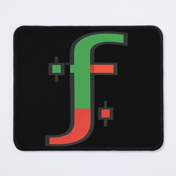 Item preview, F Letter Candlestick Trading Design designed and sold by Adappai.