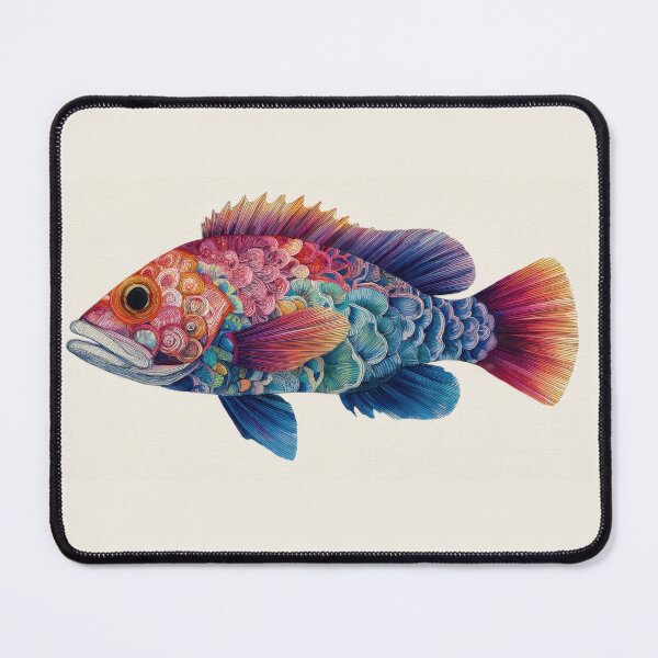Item preview, Colorful fish swimming in water designed and sold by anytka.