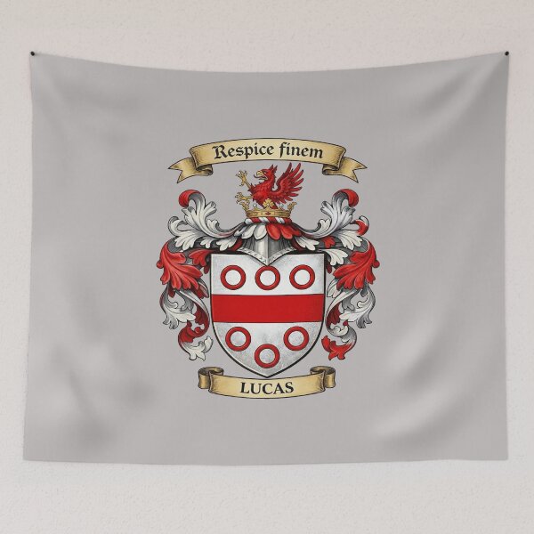 Item preview, The Lucas Family Coat of Arms designed and sold by BagTown Clans.