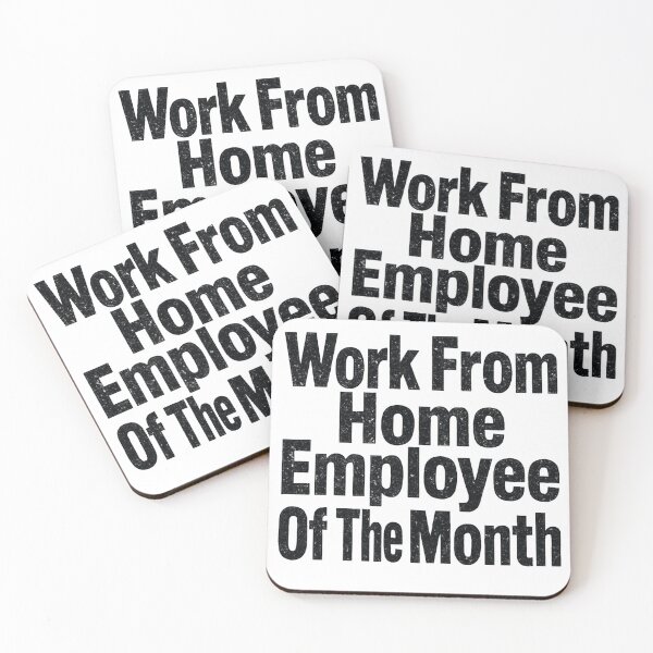 Item preview, Work From Home Employee of the Month designed and sold by Valascanza.