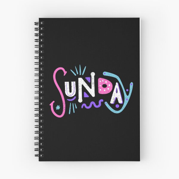 Item preview, Sunday Funday Doodle Art - Colorful Abstract Weekend Typography designed and sold by PACS0011.