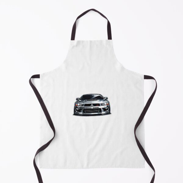 Item preview, Mitsubishi Lancer Evo Front View Illustration – JDM Performance Car Art designed and sold by wisnubayuaji.