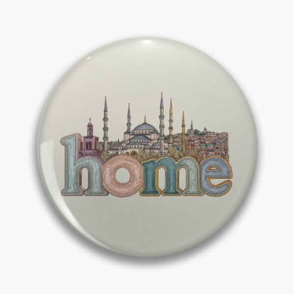Item preview, Famous city skyline with home word designed and sold by anytka.