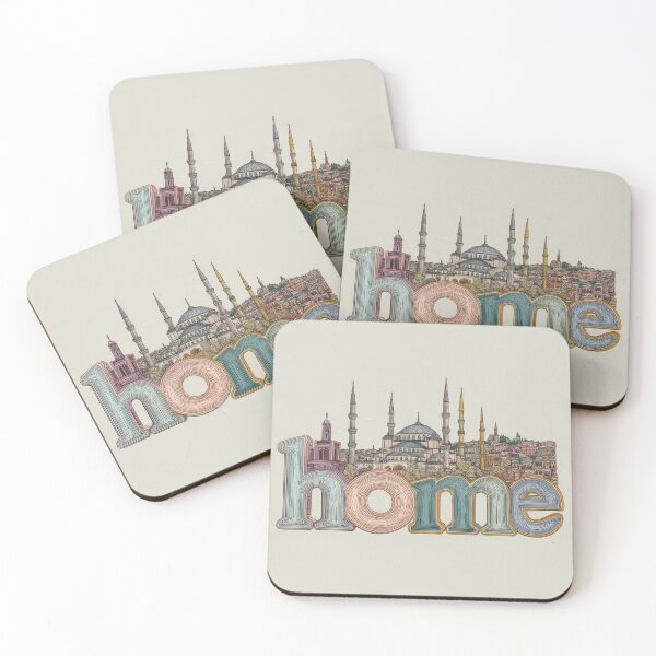 Item preview, Famous city skyline with home word designed and sold by anytka.